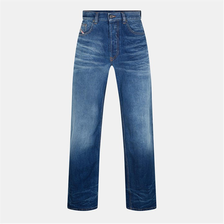 Diesel Men's Blue Straight Leg Jeans in Size 28 R, Sports Direct