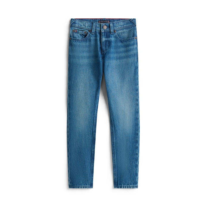 Tommy Hilfiger Boys Blue Kids' Scanton Straight Leg Jeans in Size 8 - 9 Years, Sports Direct