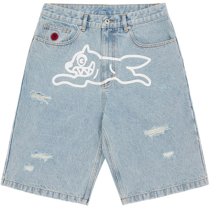 Icecream Men's Blue Denim Shorts in Size L, Sports Direct