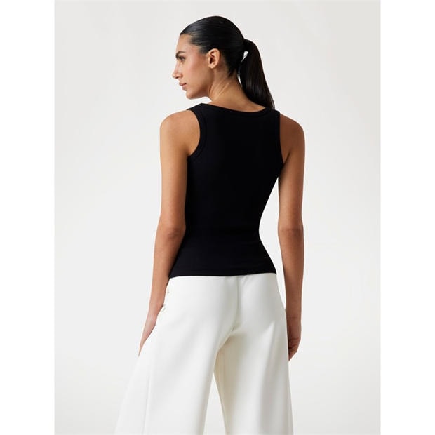 Jet Black - Guess - Women's Colette Rib Tank Vest