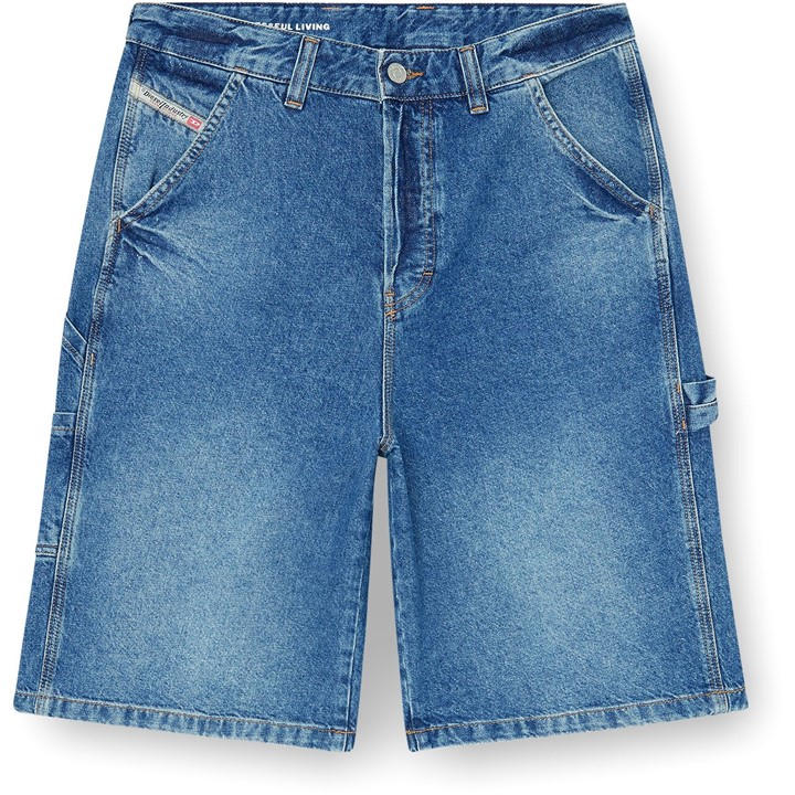 Diesel Men's Blue Denim Shorts in Size 32 R, Sports Direct