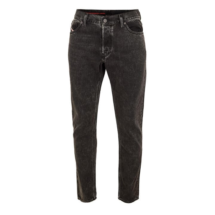 Diesel Men's Black 1995 Straight Leg Jeans in Size 33 L, Sports Direct
