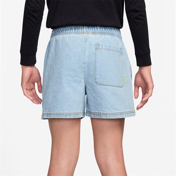 Lt Armory Blue - Nike - Unisex Kids' Denim Shorts