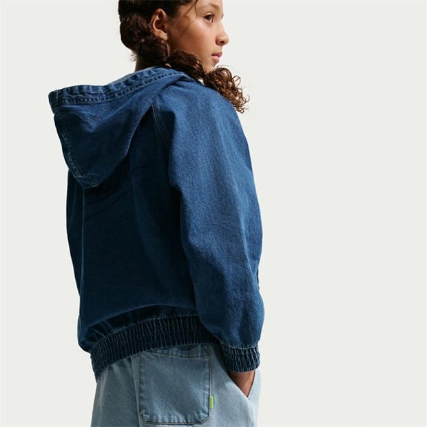 Lt Armory Blue - Nike - Unisex Kids' Denim Shorts