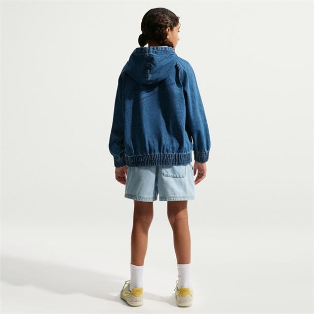 Lt Armory Blue - Nike - Unisex Kids' Denim Shorts