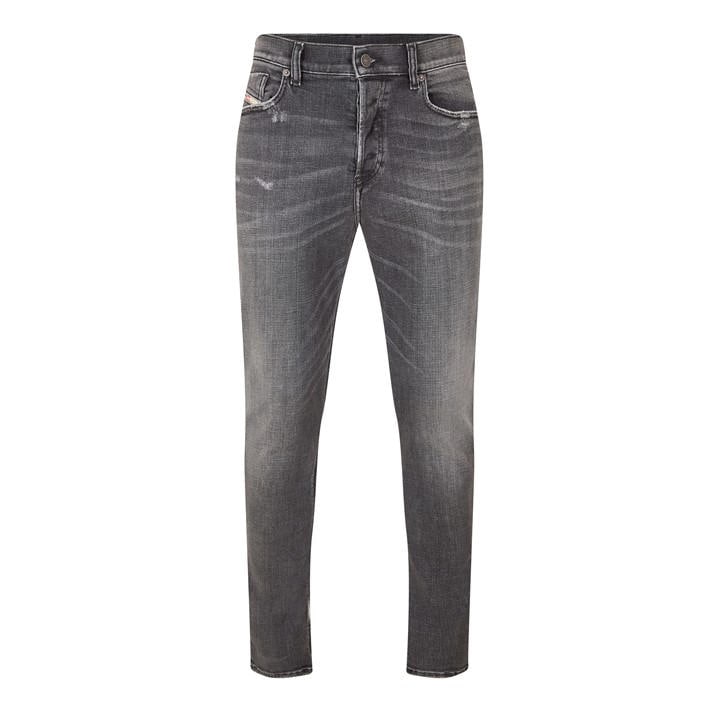 Diesel Men' Black Straight Leg Jeans in Size S, Sports Direct