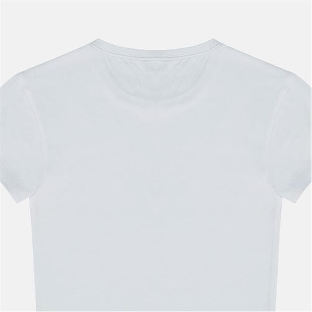 Coffee - Jack Wills - Women's Graphic Cotton Short Sleeve Crew Neck Print Crop Top