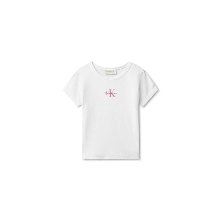 Calvin Klein Jeans Girls White Kids' Cropped Top in Size 14 - 16 Years, Sports Direct