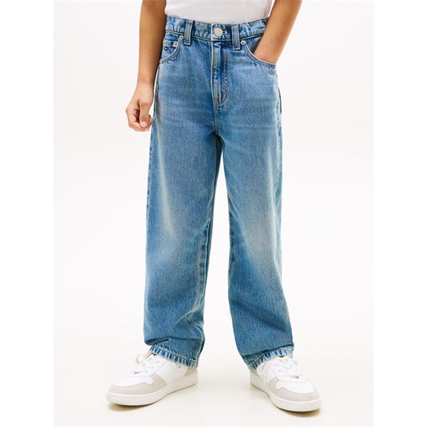 Medium Used 1CF - Tommy Hilfiger - Kids' Straight Leg Jeans
