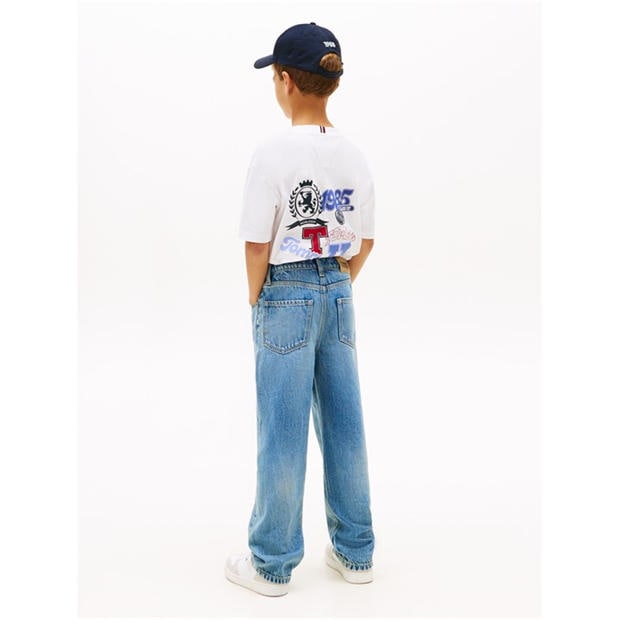 Medium Used 1CF - Tommy Hilfiger - Kids' Straight Leg Jeans