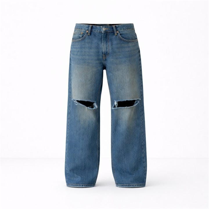 Firetrap Men's Blue Vinrip Straight Leg Jeans in Size 32 S, Sports Direct