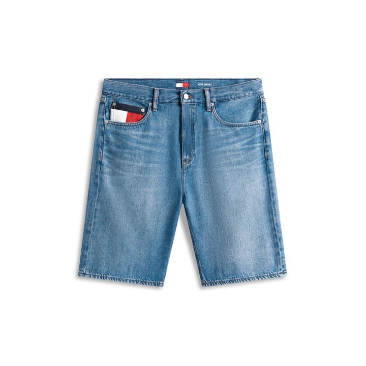 Tommy Jeans Men's Blue Denim Shorts in Size L, Sports Direct