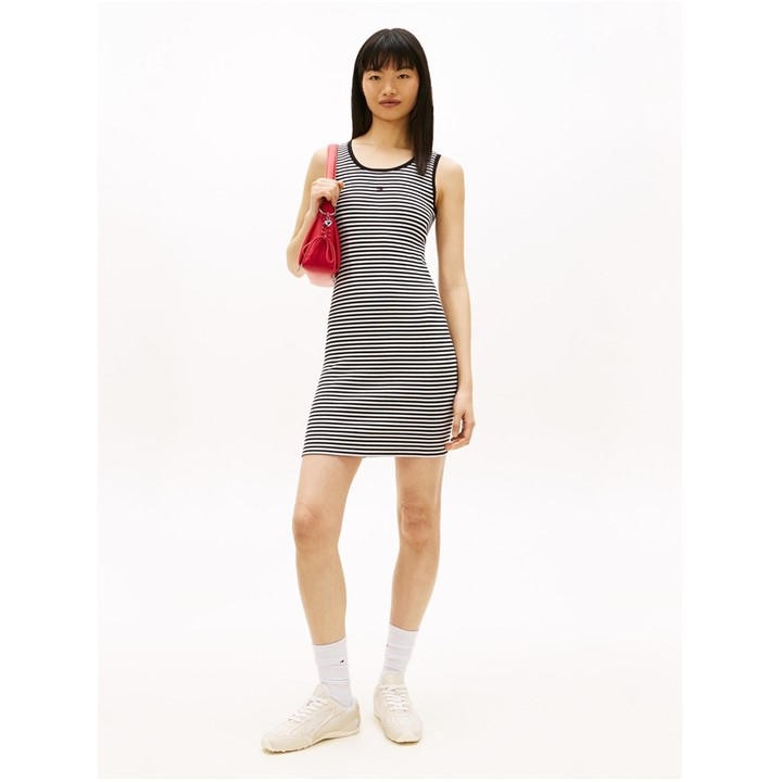 Tommy Jeans Women's Black Cami Top in Size 14, Sports Direct