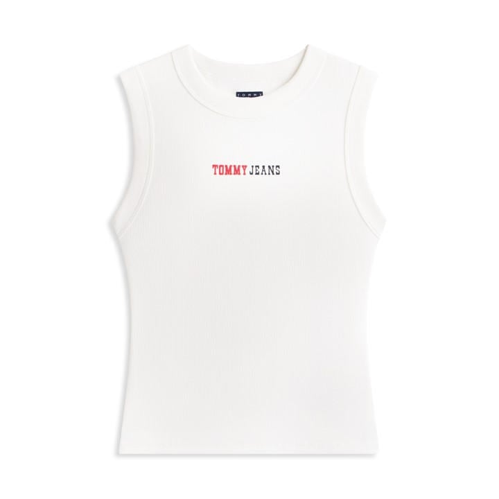 Tommy Jeans Women's White Cami Top in Size 14, Sports Direct