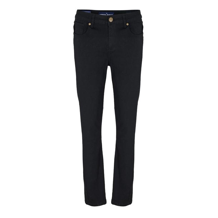 Criminal Damage Men's Black Sos Skinny Jeans in Size 30 R, Sports Direct