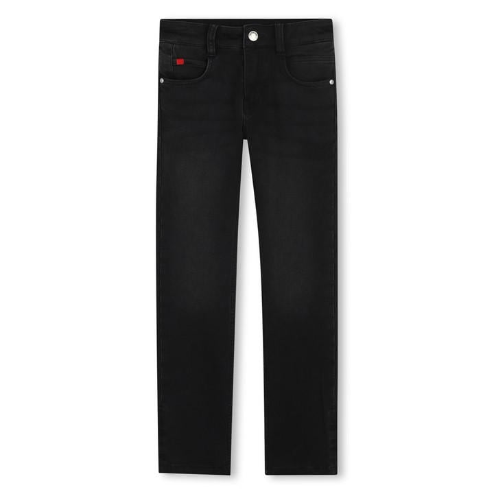 Hugo Boys Black Kids' Slim Fit Jeans in Size 14 - 16 Years, Sports Direct