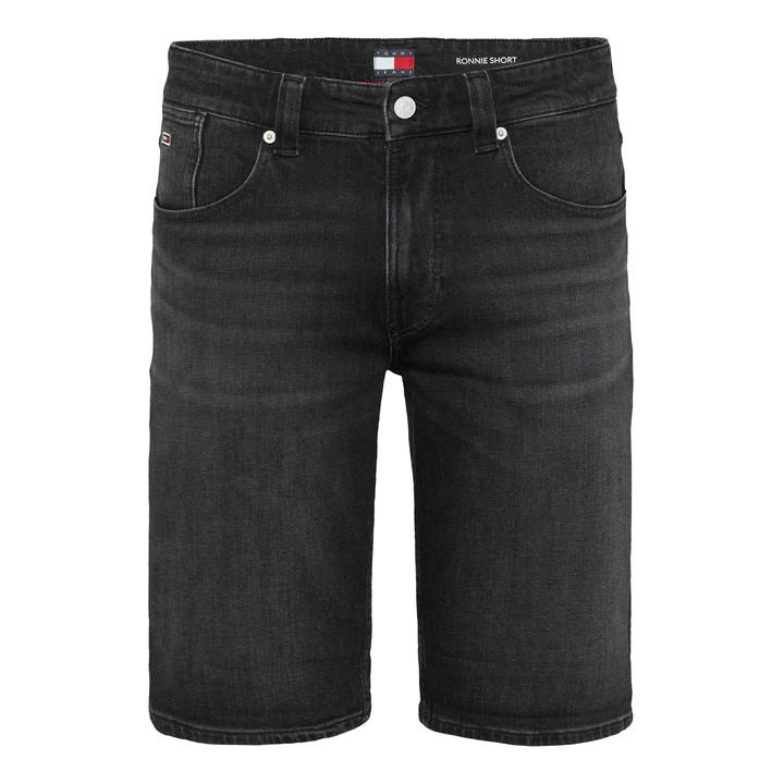 Tommy Jeans Men's Black Ronnie Denim Shorts in Size L, Sports Direct