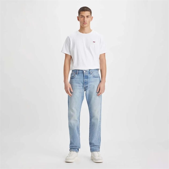 Levis Men's 1954 Bright Lt 1954 Bright Light Straight Leg Jeans - 30W L - Image 3