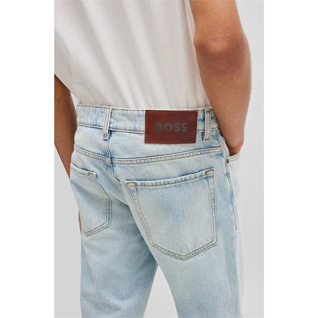 Light/Pstl Blue - Boss - Men's Re.Maine BCStraight Fit Denim Jeans