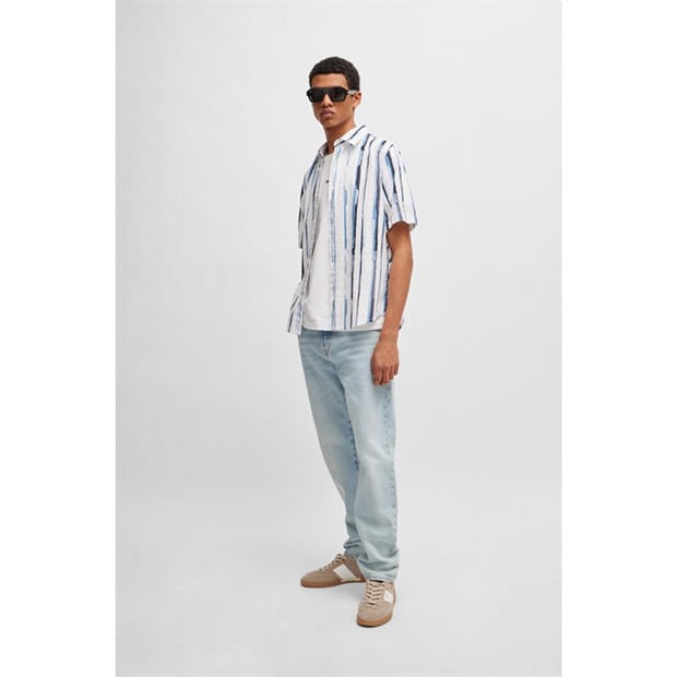 Light/Pstl Blue - Boss - Men's Re.Maine BCStraight Fit Denim Jeans