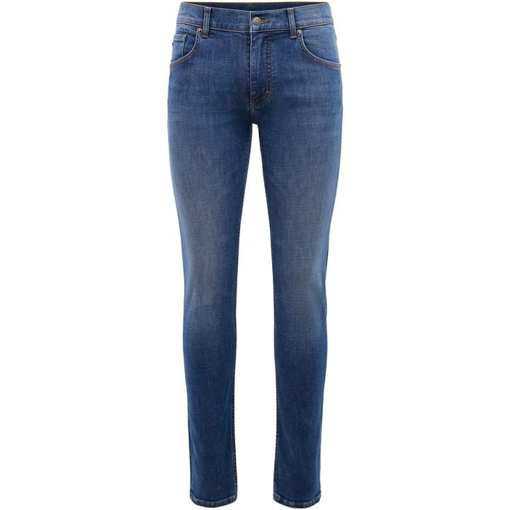 J Lindeberg Men' Blue Indigo Skinny Jeans in Size S, Sports Direct
