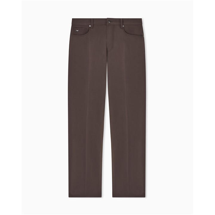 Emporio Armani Men's Brown J76 Straight Fit Jeans in Size 32 R, Sports Direct