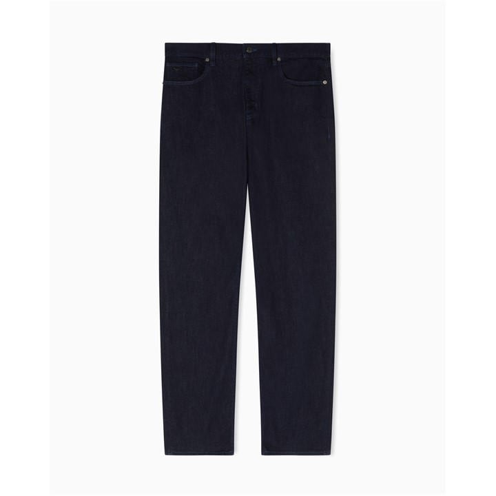 Emporio Armani Men's Blue J76 Straight Fit Jeans in Size 32 R, Sports Direct
