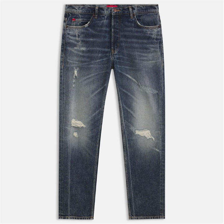 Hugo Men's Blue 634 10276858 02 Straight Leg Jeans in Size 32 R, Sports Direct