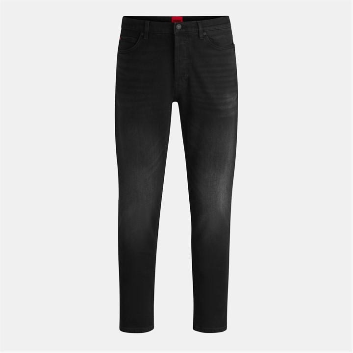 Hugo Men's Black Cotton Straight Leg Jeans in Size 32 R, Sports Direct