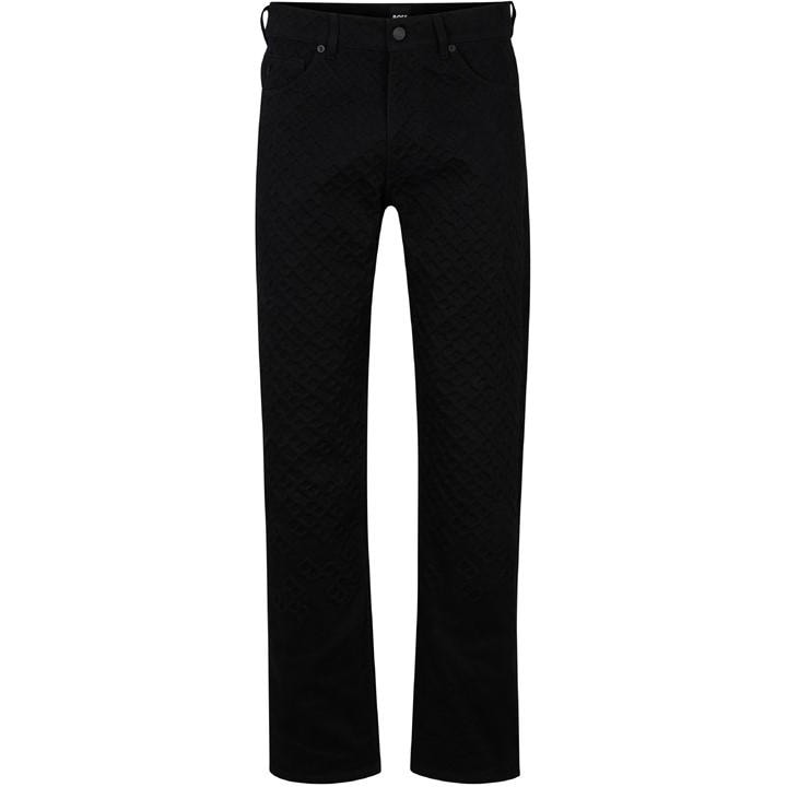 Boss Men's Black Anderson Straight Leg Jeans in Size 36 R, Sports Direct