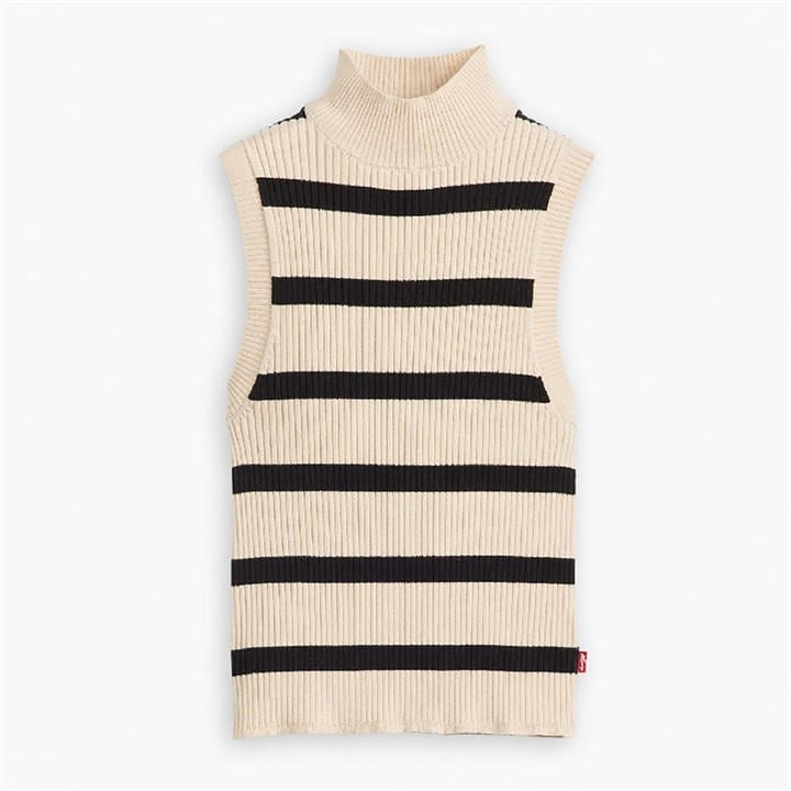 Levis Women's Beige Tulip Mcknk T Tank Vest in Size 12, Sports Direct