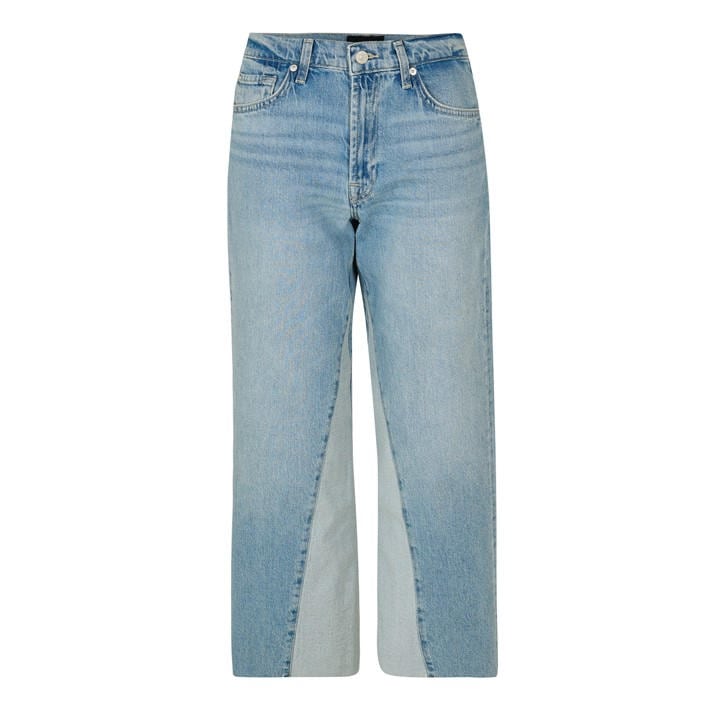 7 For All Mankind Women' Blue Straight Leg Jeans in Size S, Sports Direct