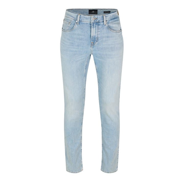 7 For All Mankind Men's Blue Straight Leg Jeans in Size 30 R, Sports Direct
