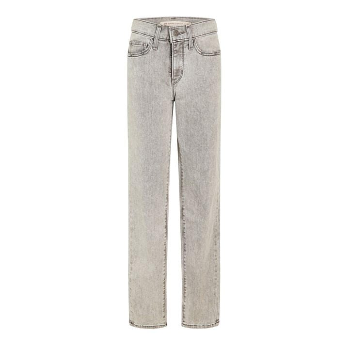 Levis Women's Grey Shaping Straight Leg Jeans in Size 31 R, Sports Direct