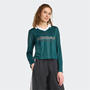 Aurora Ivy/Wht - adidas - Tiro Womens Polo Long-Sleeve T-Shirt