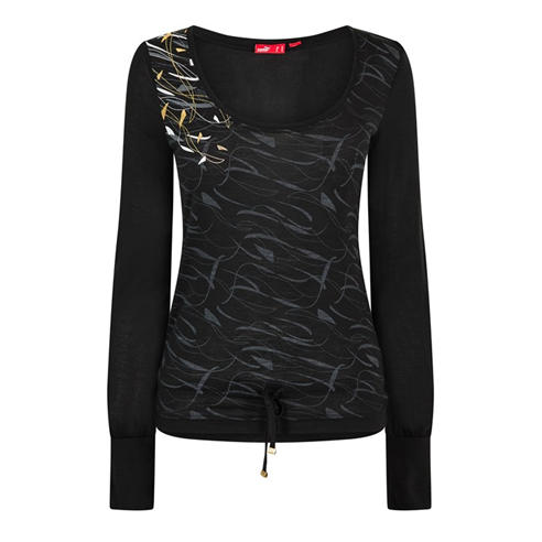Puma - Ls Graphic Top Womens