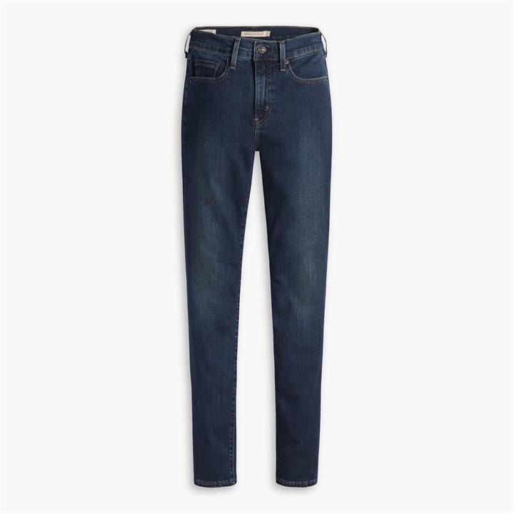 Levis Women's Blue 724 High Rise Straight Sw in Size 26 L28, Sports Direct