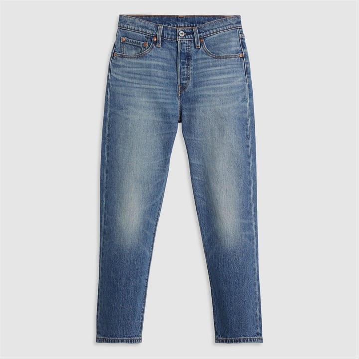 Levis Women's Blue 501 Crop Long Live The Queen in Size 27 L26, Sports Direct