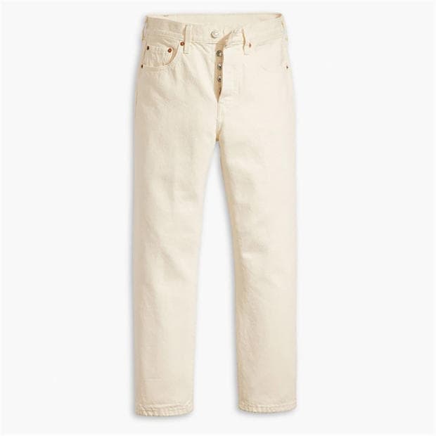 Ethereal Ecru - Levis - Levis 501 Crop Long Live The Queen