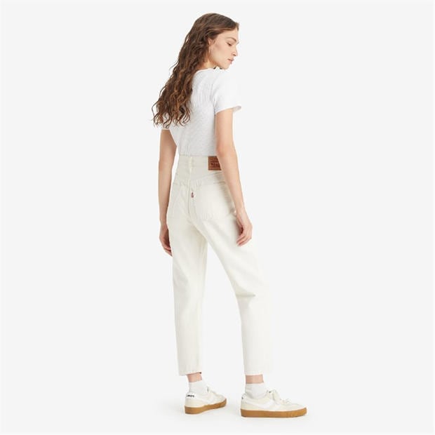 Ethereal Ecru - Levis - Levis 501 Crop Long Live The Queen