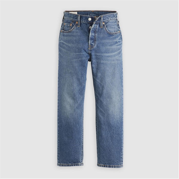 Levis Women's Blue 501 Crop Lightweight Energy Re in Size 28 S, Sports Direct