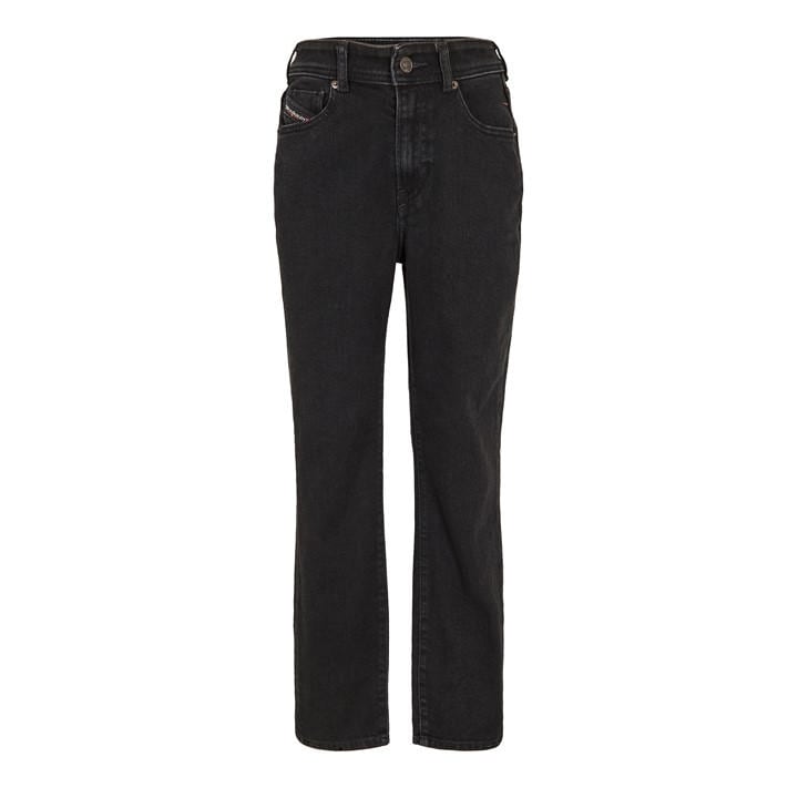 Diesel Women's Black Straight Leg Jeans in Size 24 S, Sports Direct