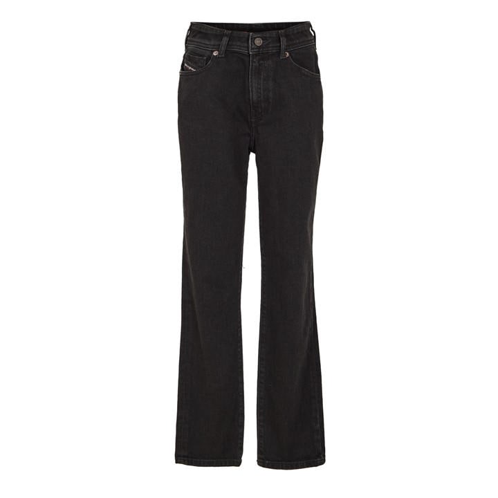 Diesel Women's Black 2004 Pntl Straight Leg Jeans in Size 29 L32, Sports Direct