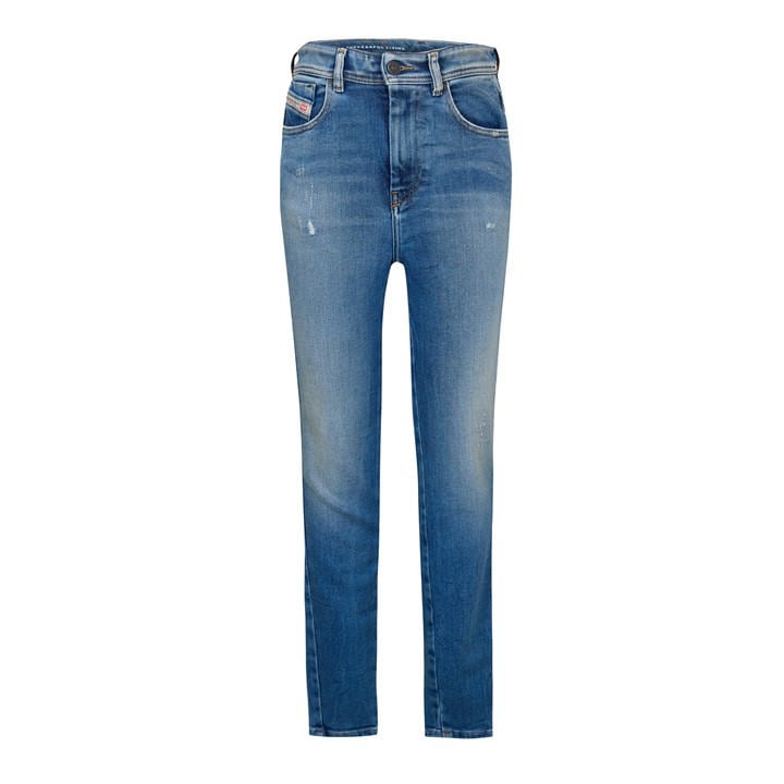 Diesel Women's Blue 1984 Slandy High Straight Leg Jeans in Size 29 S, Sports Direct