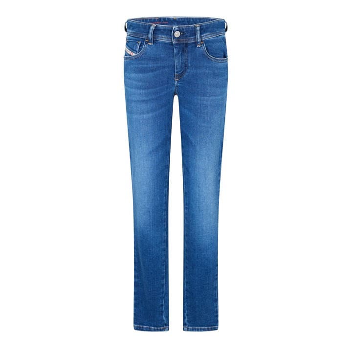 Diesel Women's Blue Straight Leg Jeans in Size 27 S, Sports Direct