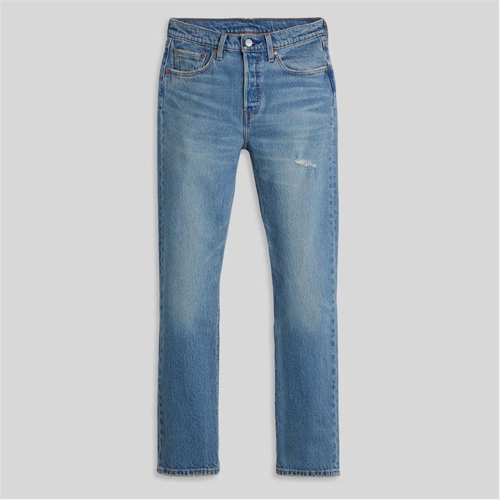Levis Women's Blue 501 Jeans For Swan Islan