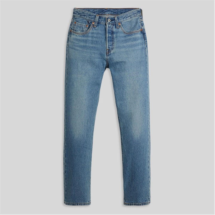 Levis Women's Blue Swan Island Straight Leg Jeans in Size 31 R, Sports Direct