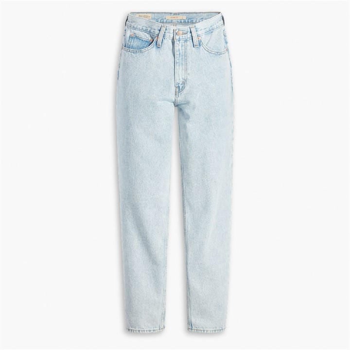 Levis Women's Blue Mom Jean Dont Be Frayed Straight Leg Jeans in Size 32 S, Sports Direct