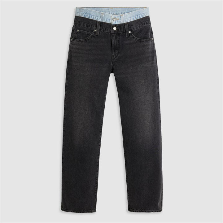 Levis Women's Black Baggy Mshup Straight Leg Jeans in Size 27 L32, Sports Direct