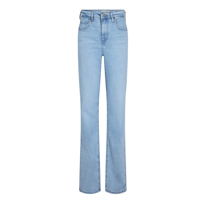 Levis Women's Blue High Rise Straight Leg Jeans in Size 27 L32, Sports Direct